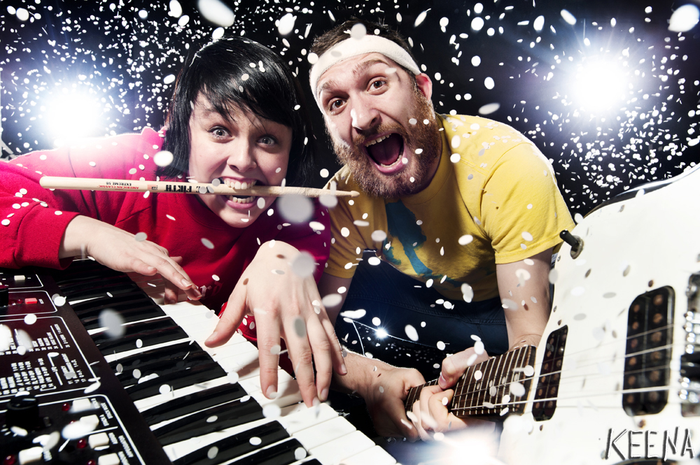 MATH THE BAND and some confetti