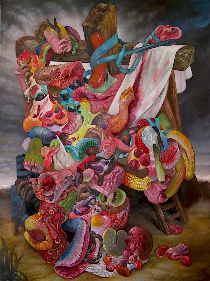 Gregory Jacobsen - "Descending Shit Pile #2"