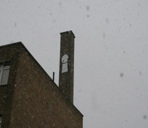 Stik in the snow, Hackney 2010