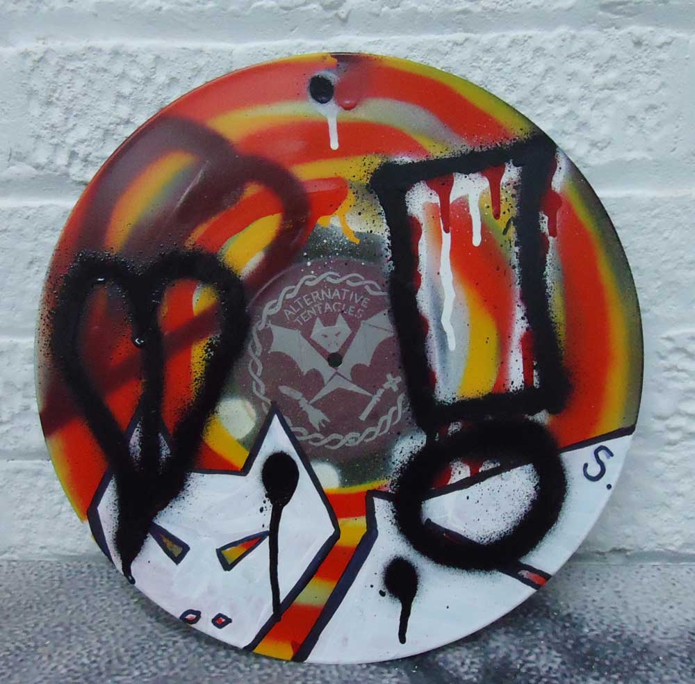 Love the bat.... recycling vinyl