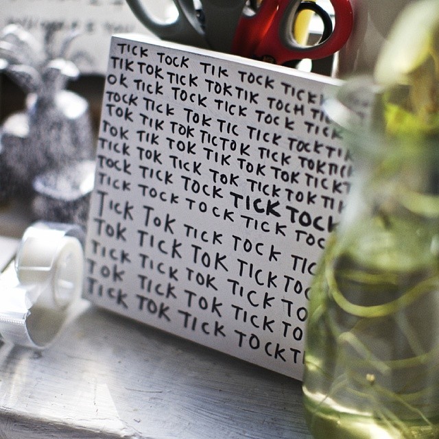 Shantell Martin.... Tick Tock...