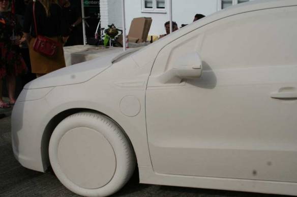 GAVIN TURK MUMMY CAR at BRICK LANE Art Car Boot Fair