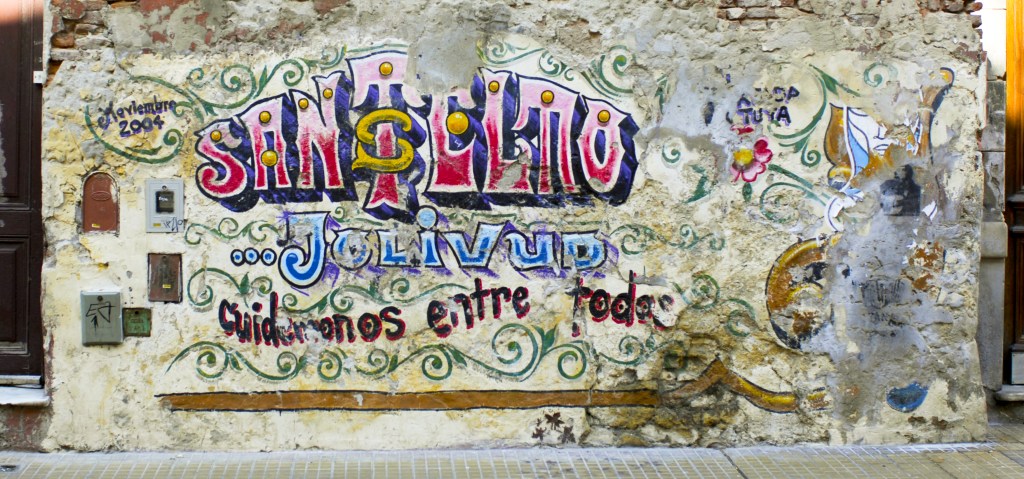 Street art in La Boca (Buenos Aires) 