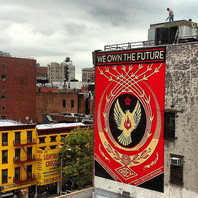 ORGAN: FRIEZE WEEK Part 1 – StolenSpace bring out a big gun, Shepard Fairey, Three Decades of Decent opens on&nbsp;Friday…