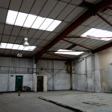 A blank canvas of a warehouse