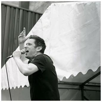 Band of Holy Joy at the Art Car Boot Fair (photo stolen off Peter Tainsh)
