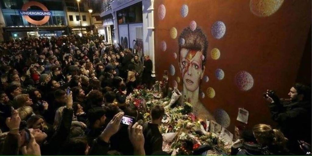 The Jimmy C Bowie painting in Brixton 