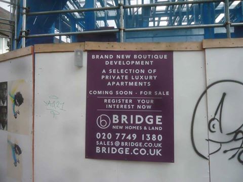 Vyner Street, where Cultivate once stood