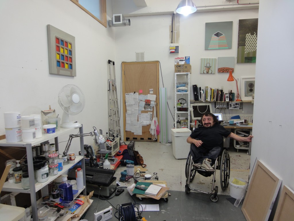 Ben Cove in his studio