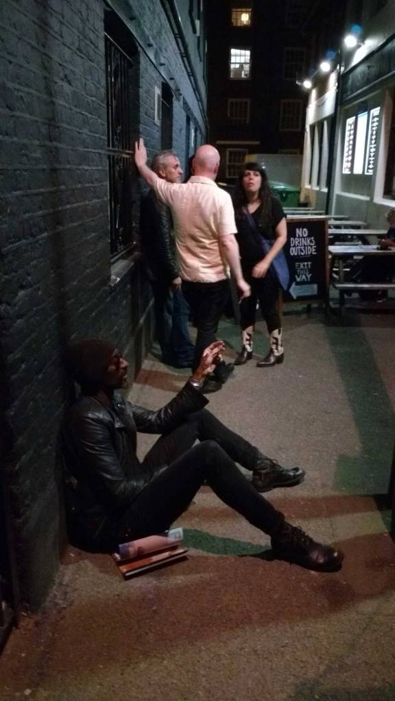 Post gig, he knew....