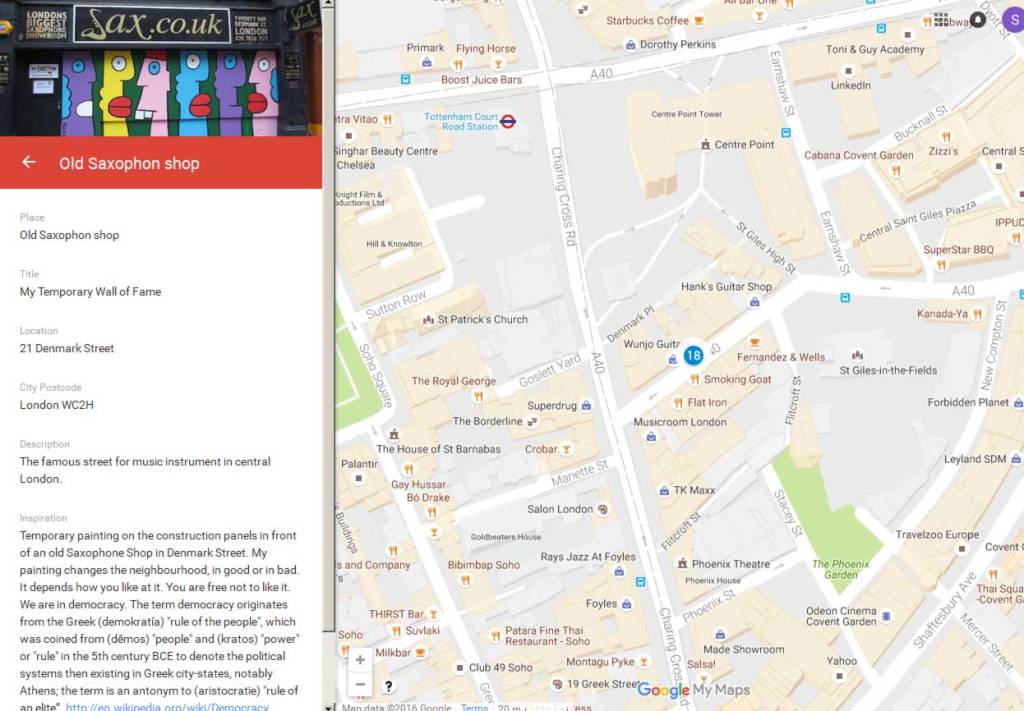 Thierry Noir on Goggle 