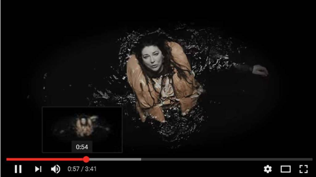 ORGAN THING: Watch Kate Bush’s New Video for “And Dream of Sheep” Shot in a water tank, where Bush contracted mild hypothermia while&nbsp;filming…