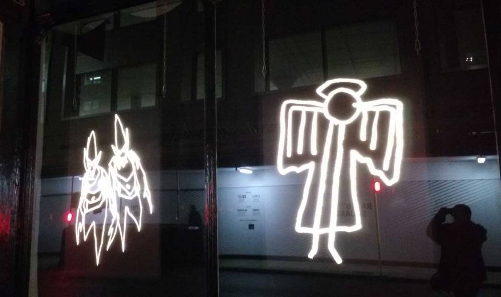 ORGAN THING: A quick look at the walls of Lazarides and that rather slick James Lavelle Unkle show that’s currently happening…