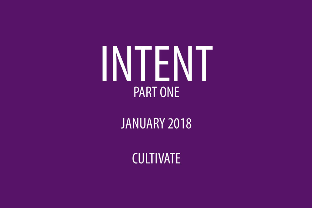 ORGAN THING: Cultivate presents Intent (part one), an on-line art exhibition…