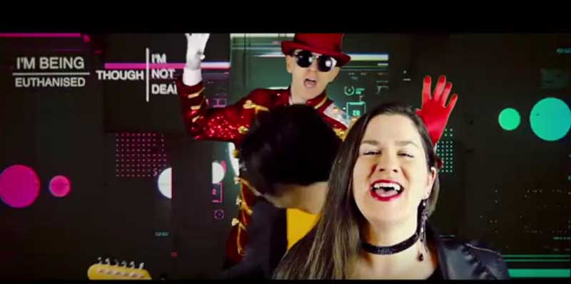 ORGAN THING: Pop Art, revitalised, full steam ahead, red cherries, Cuban Boys, Spray that, the damn song is stuck in our heads&nbsp;already…