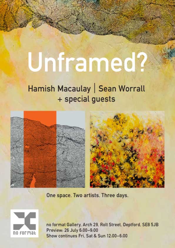 ORGAN PREVIEW: Trumpet blowing time, Unframed? opens at Deptford’s no format gallery this week, two artists, one print maker, one painter invited to experiment over in South&nbsp;London…