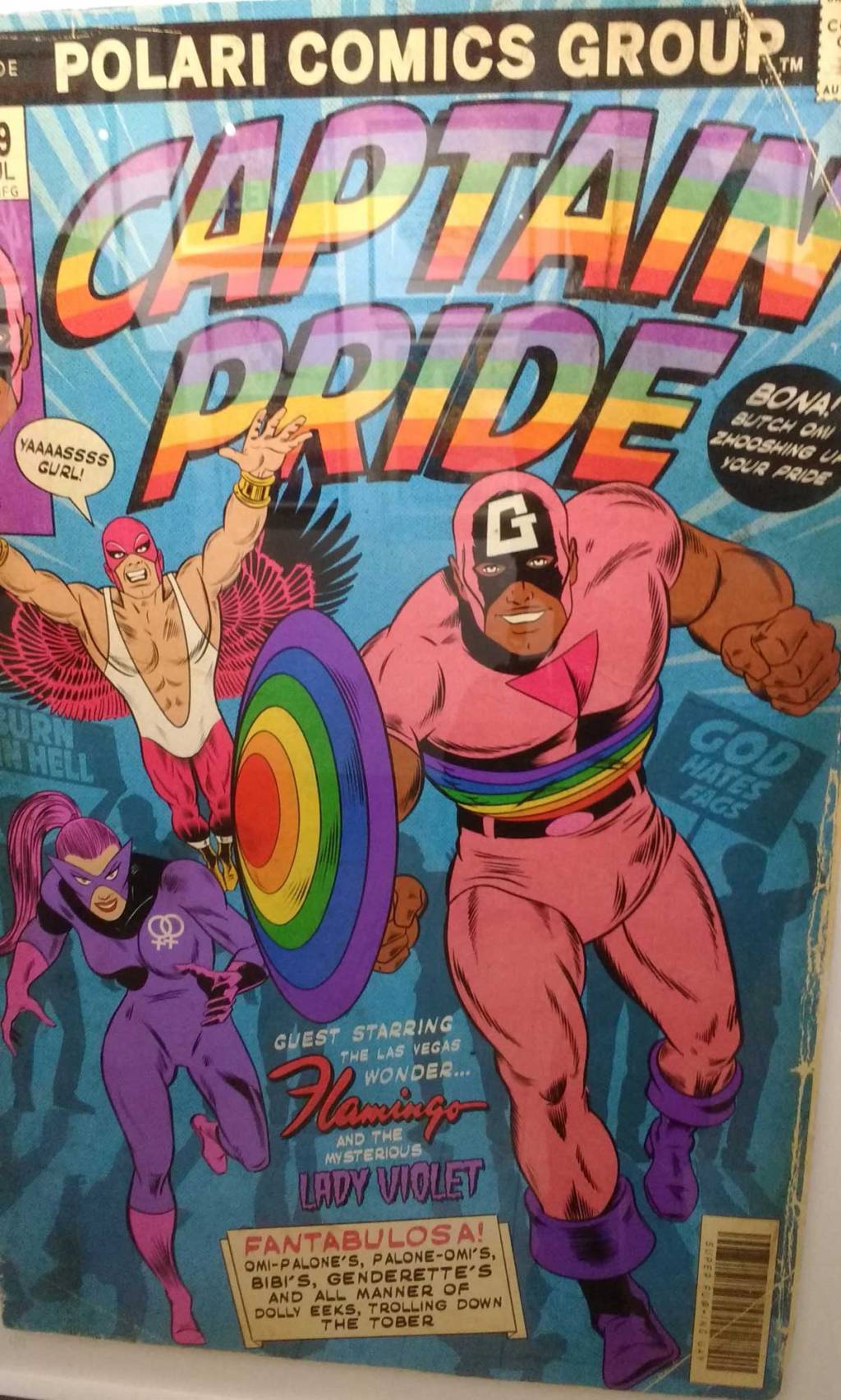 ORGAN THING: Fantabuloso, Villain, Captain Pride, Iron Hoof  and a whole load of Polari superheroes at Atom Gallery, and meanwhile up St. Augustine’s Tower, Hackney, The Fields&nbsp;Beneath…