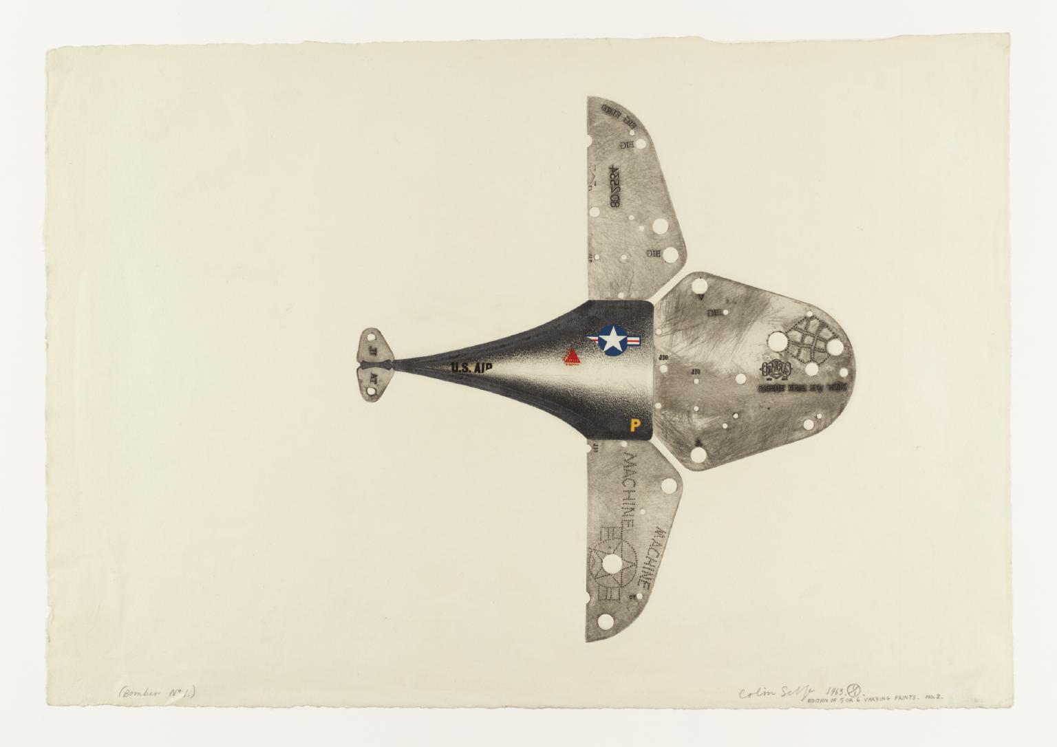 Bomber No. 1 1963 by Colin Self born 1941