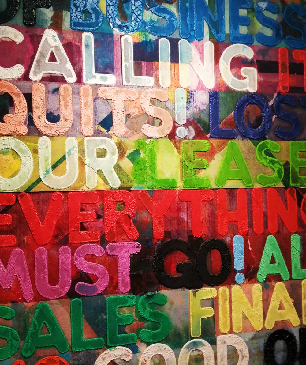 ORGAN THING: Mel Bochner at Maddox Gallery, the thinkness, the blah blah blah, a conceptual artist, an exciting painter, the pictorial language of expression…
