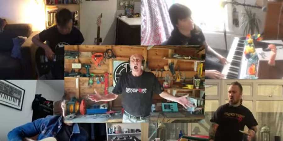 ORGAN THING: How about Crass man Steve Ignorant in his shed? It can’t be resisted, another of our occasional series of pop stars in lockdown, banned from the ‘ouse? Didn’t want to eat there&nbsp;anyway…
