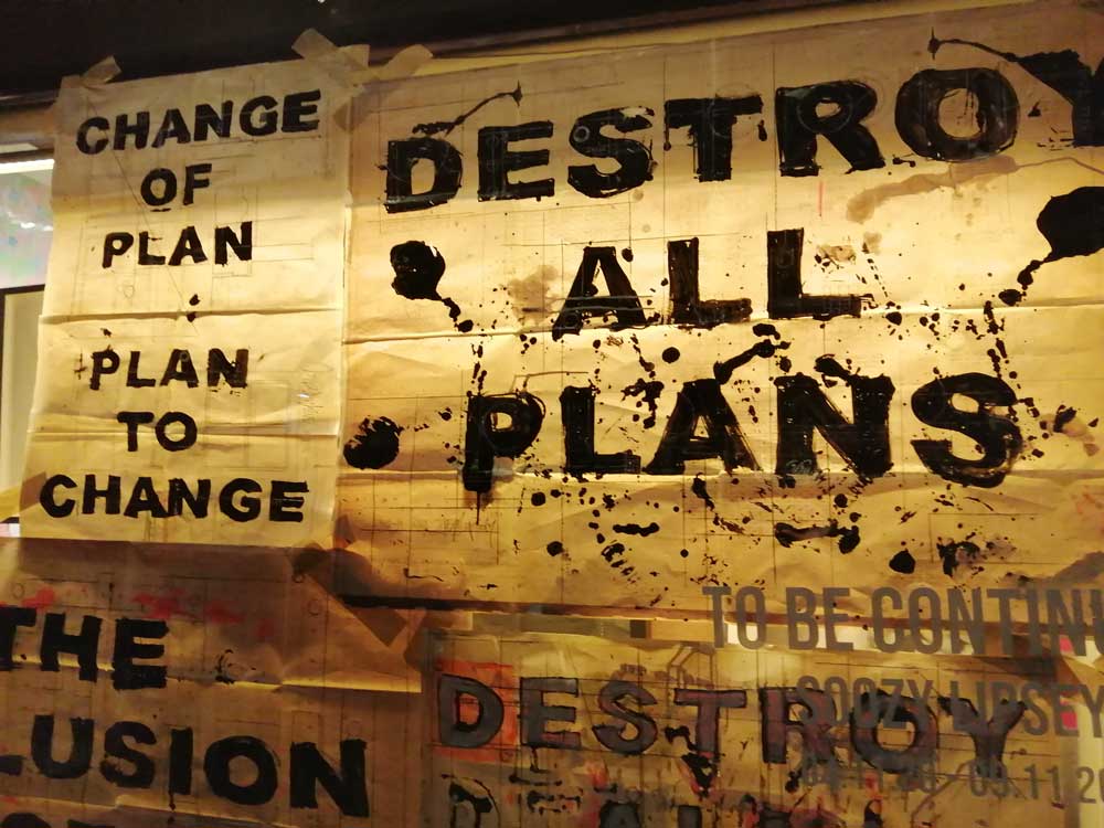 ORGAN THING: Soozy Lipsey, To Be Continued at Nelly Duff, East London. Chaos maybe? Messy? but if it is then almost perfectly&nbsp;so…