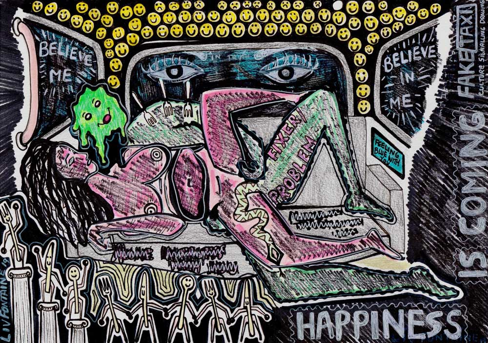 ORGAN THING – Liv Fontaine’s rather punked up “Hurt Agony Pain Love It” opens on-line via Richard Saltoun&nbsp;Gallery…