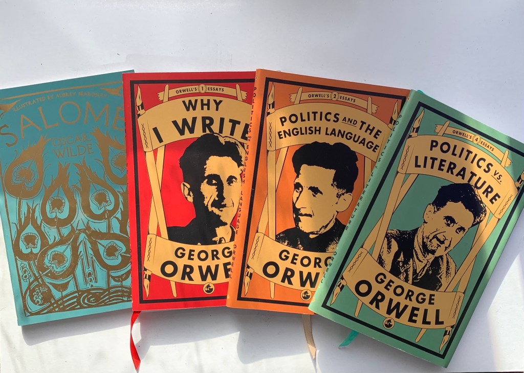 ORGAN THING: Do like a good looking book cover, George Orwell set out ‘to make political writing into an art’, do like the look of Renard&nbsp;Press…