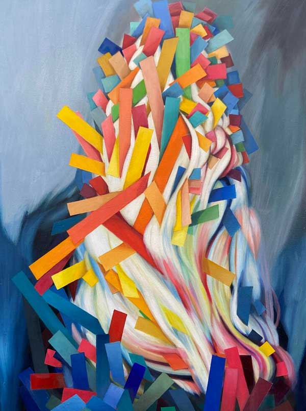 13 QUESTIONS FROM ORGAN: Perdita Sinclair’s paintings are alive with appeal, with deceptively soft ice creamy colour, there’s an undertone&nbsp;though…