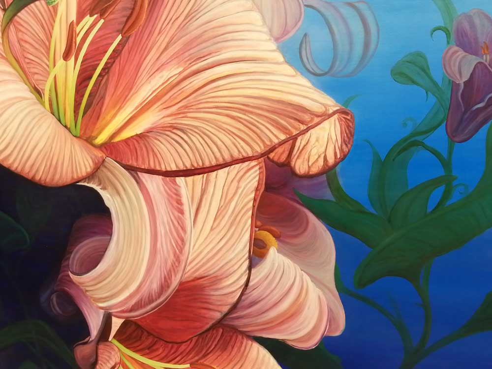 ORGAN THING: Kate Bickmore’s must-see paintings went on show at the Annka Kultys Gallery last&nbsp;night…