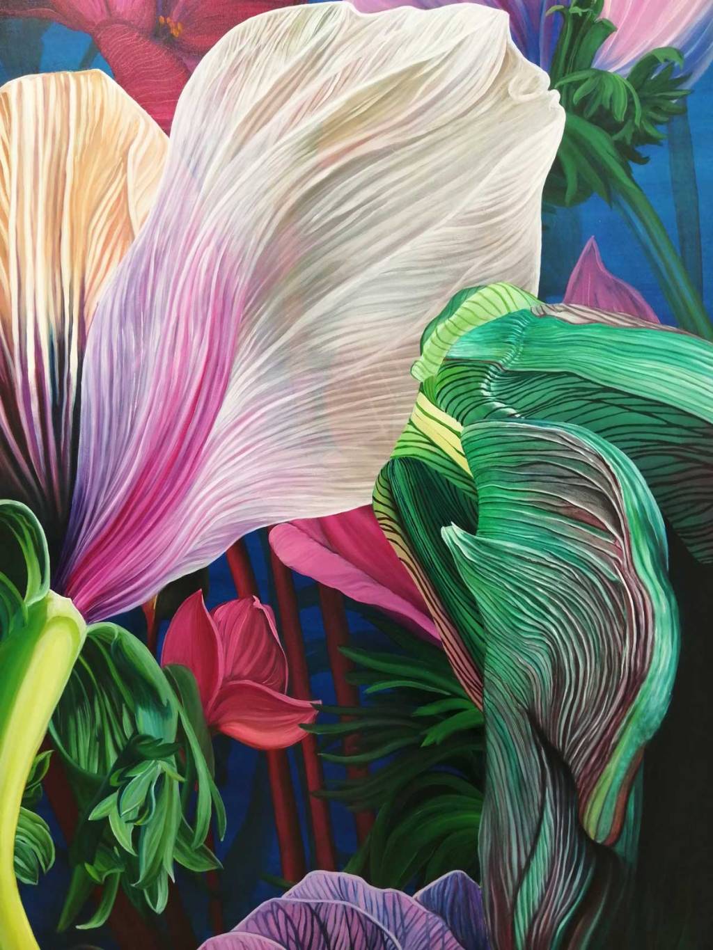 ORGAN THING: Kate Bickmore, Unfurling at Annka Kultys Gallery, East London. She’s at her best when she goes big, these paintings are deliciously&nbsp;exciting…