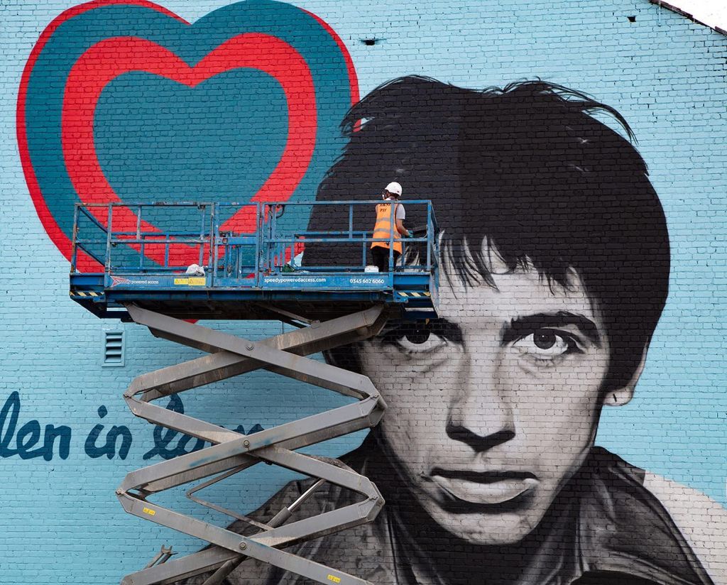 ORGAN THING: A rather fine piece of art from Akse P19 unveiled yesterday, a glorious piece, a tribute to the late great Buzzcocks legend Pete Shelley in his home town of&nbsp;Leigh…