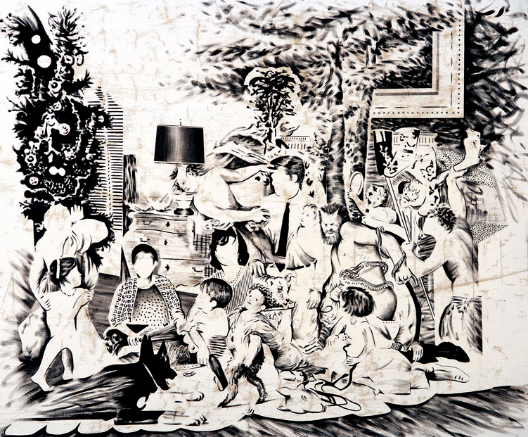 ORGAN THING: Darren Coffield’s solo exhibition Black Rain has just opened at Thames-side Studios Gallery over in&nbsp;Greenwich..