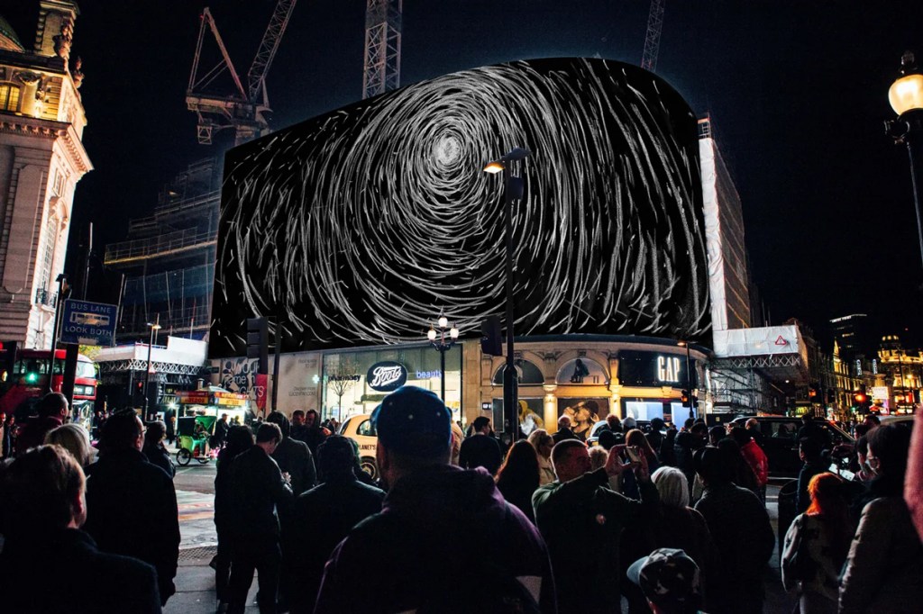 ORGAN PREVIEW: Multimedia artist Laurie Anderson is up on the screens at London’s Piccadilly Circus, from tonight until the end of&nbsp;April…