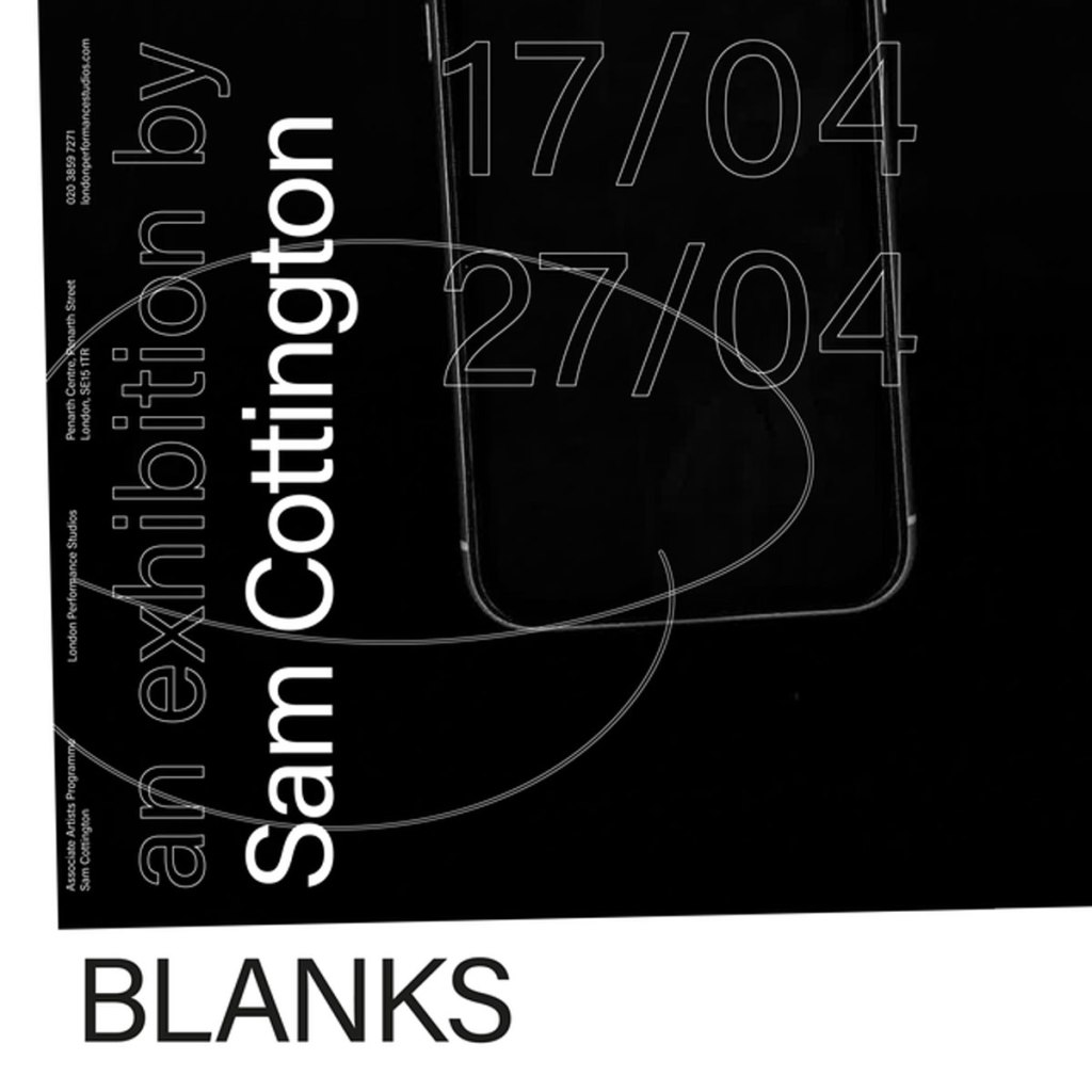 ORGAN PREVIEW: Sam Cottington’s new installation and interactive readymades | BLANKS, 18th-28th April 2024, London Performance Studios…