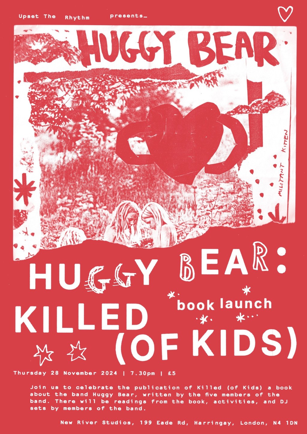 ORGAN PREVIEW: Huggy Bear, the Riot Grrrl band from back there, Riot Grrrl and so much more, have a London launch event for their much anticipated new&nbsp;book…