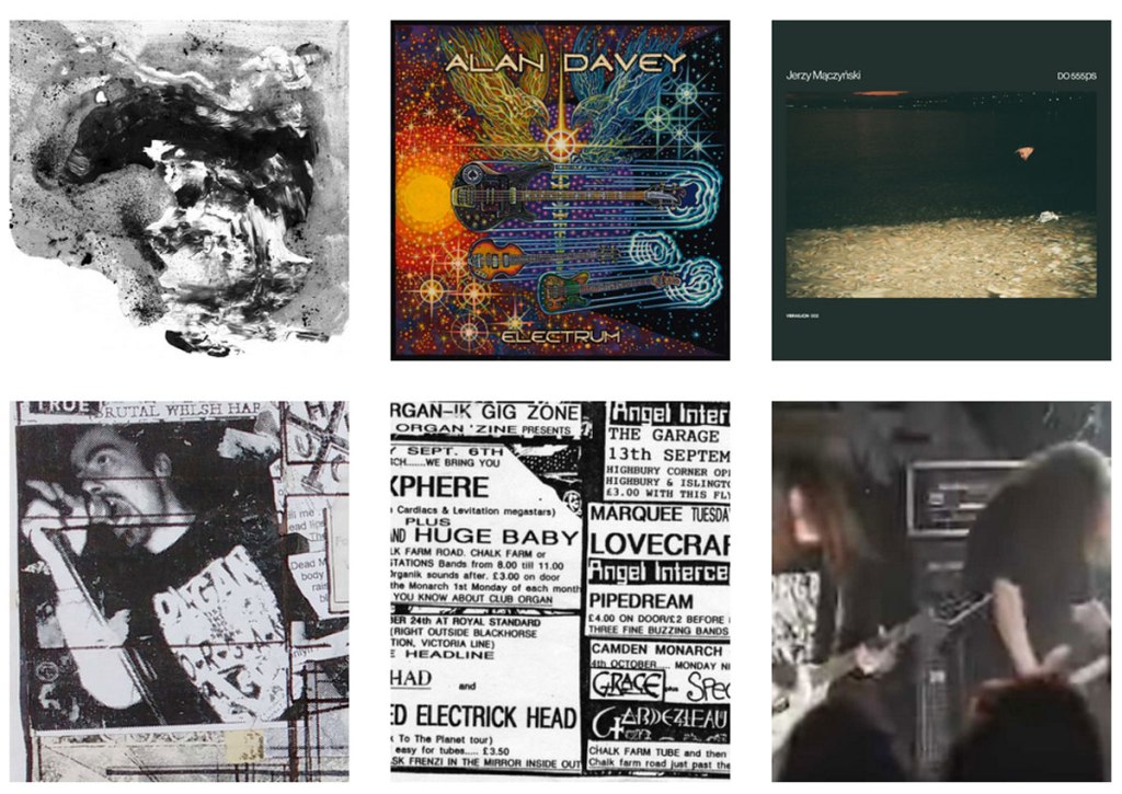 ORGAN: Albums – One time Hawkwind Gunslinger Alan Davey with a new solo album, while Jerzy Mączyński fuses utopian electronics and organic improvisation on what he calls a sci-fi jazz odyssey and what can possibly be said about experimental drone metal trio&nbsp;Apparitions?