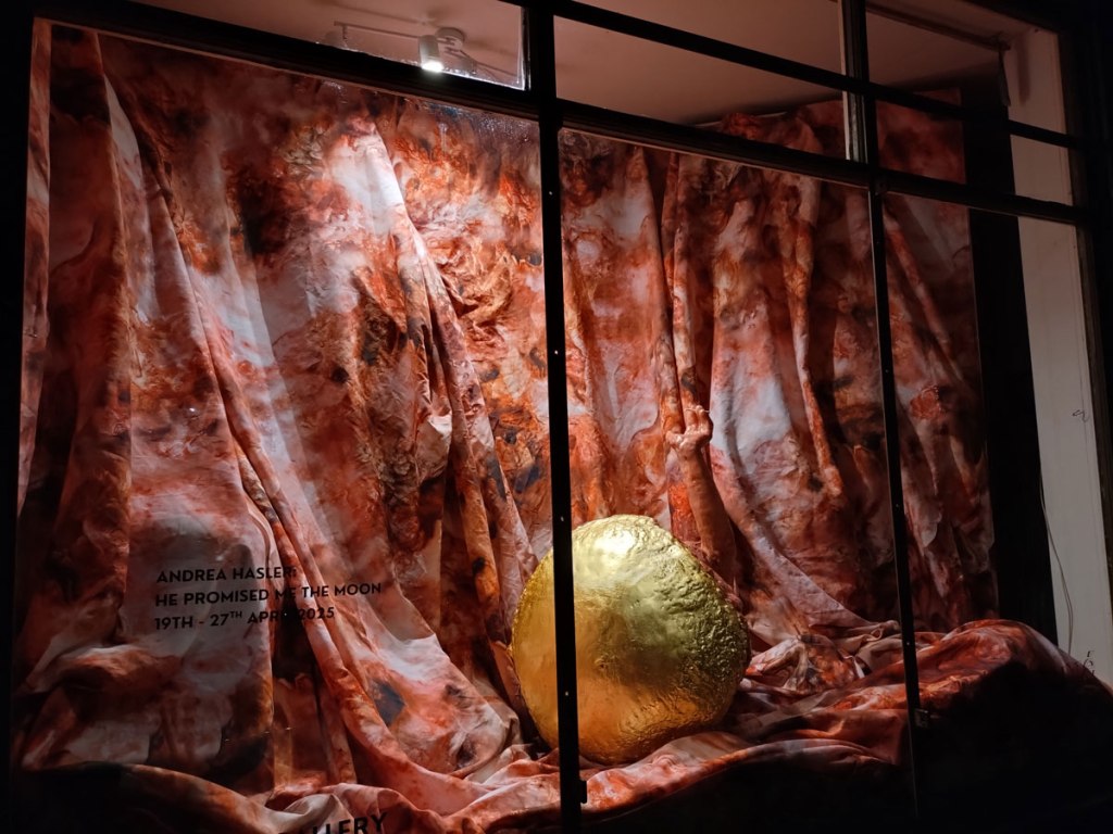 ORGAN THING: On with the documenting of art, it is indeed a dirty job but hey, Andrea Hasler’s window installation at Hackney’s Wilton Way&nbsp;Gallery….