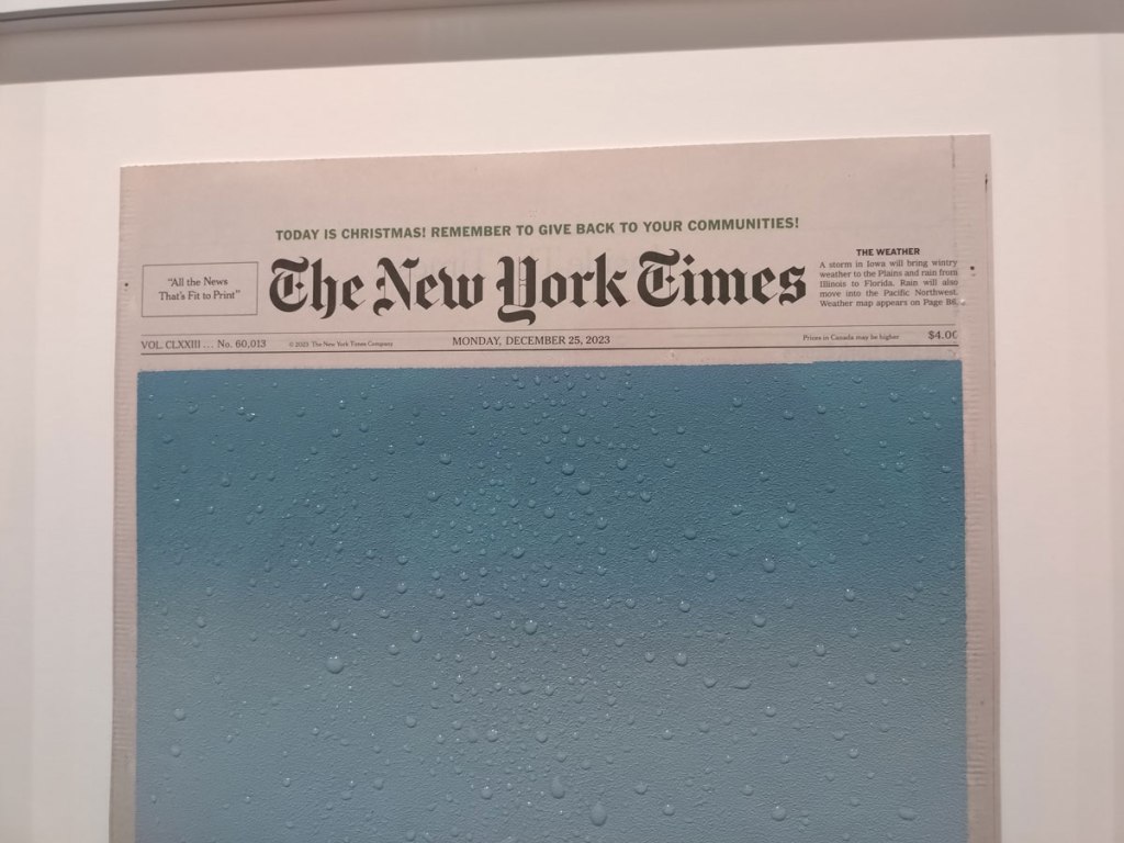 ORGAN THING: Sho Shibuya’s daily painting practice, his Falling from the Sky, his New York times and his weather at London’s Unit&nbsp;Gallery…