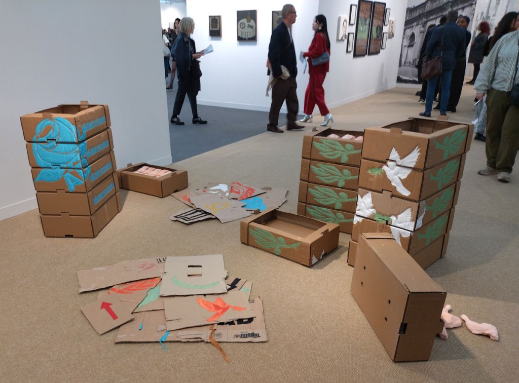 ORGAN: Frieze week – The Fair itself Part Five; a Sam Messer typewriter, the Jahmek Contemporary booth and the work of Lilianne Kiame and Sandra Poulson, Mark Greenwold, Jasmine Gregory&nbsp;and…