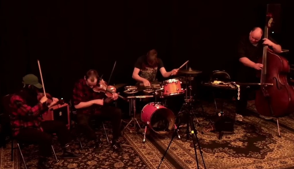 ORGAN THING: Well here’s something to watch and I do mean watch, the movement is gloriously engaging. Flying Luttenbuchers man Weasel Walter in a quartet alongside Caroline Jesalva, Alex Cunningham and Damon&nbsp;Smith…