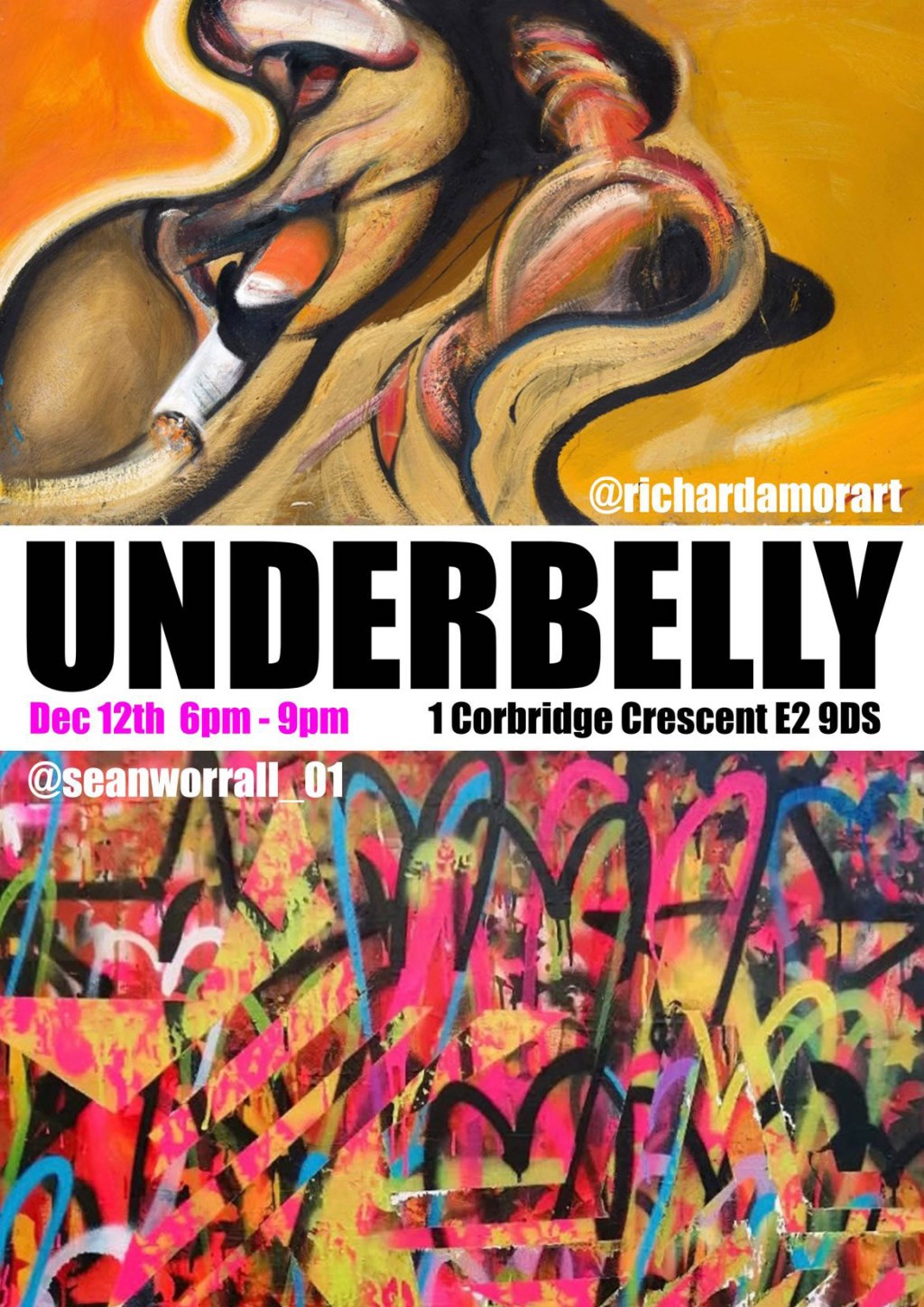 ORGAN PREVIEW: The last Underbelly of the year, the last event of 2025 at Richard Amor’s DIY Hackney art space this weekend, opening on Friday 12th&nbsp;December…