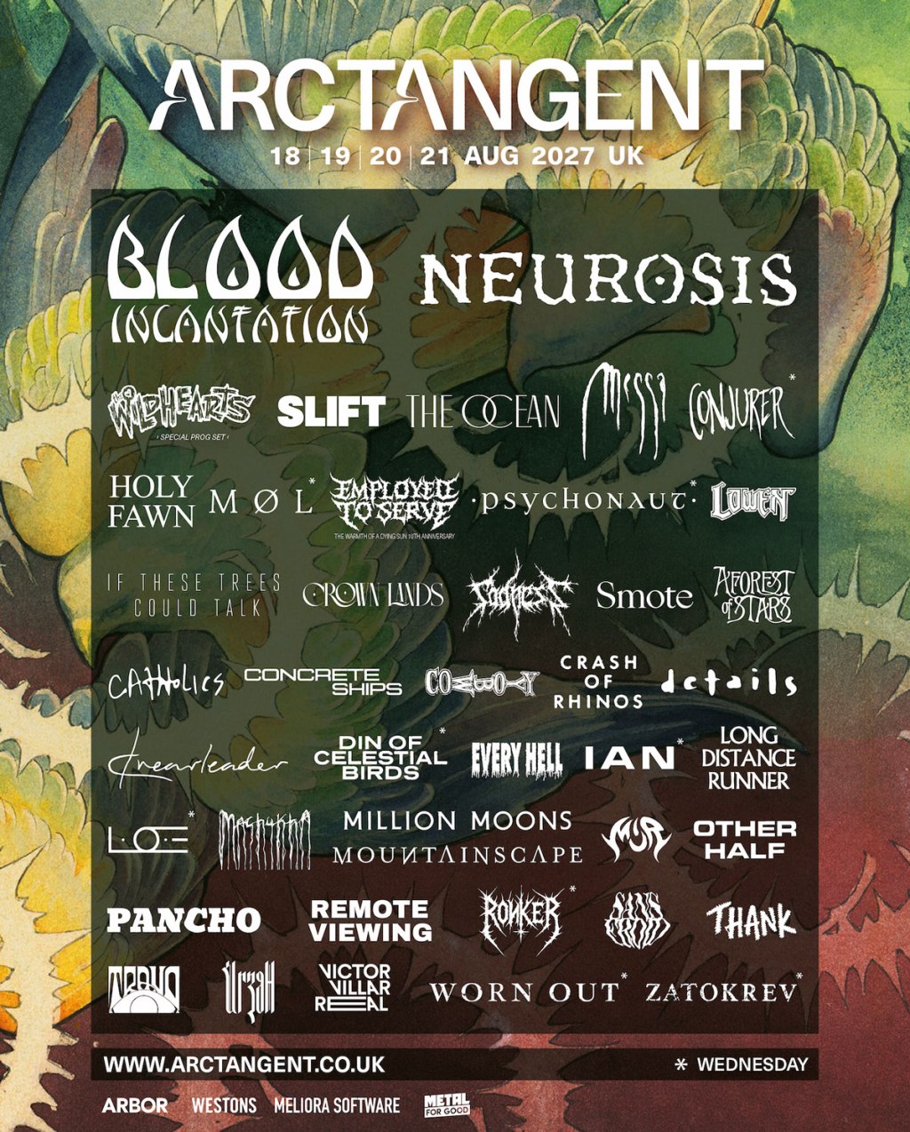 ORGAN PREVIEW: The first of ArcTanGent’s 2027 bands have been announced including a headline slot for Neurosis, a return for Slift and well, Smote, Sans Froid and a whole load&nbsp;more…