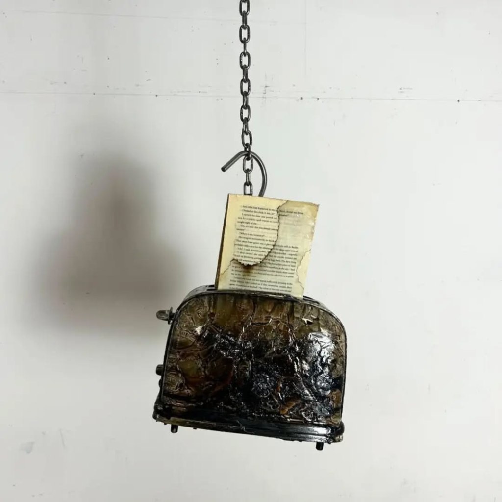 ORGAN: Today’s Slice Of Art (Part 14) – Moray Hillary’s Matters of Transcience, that altered text, those burnt words…