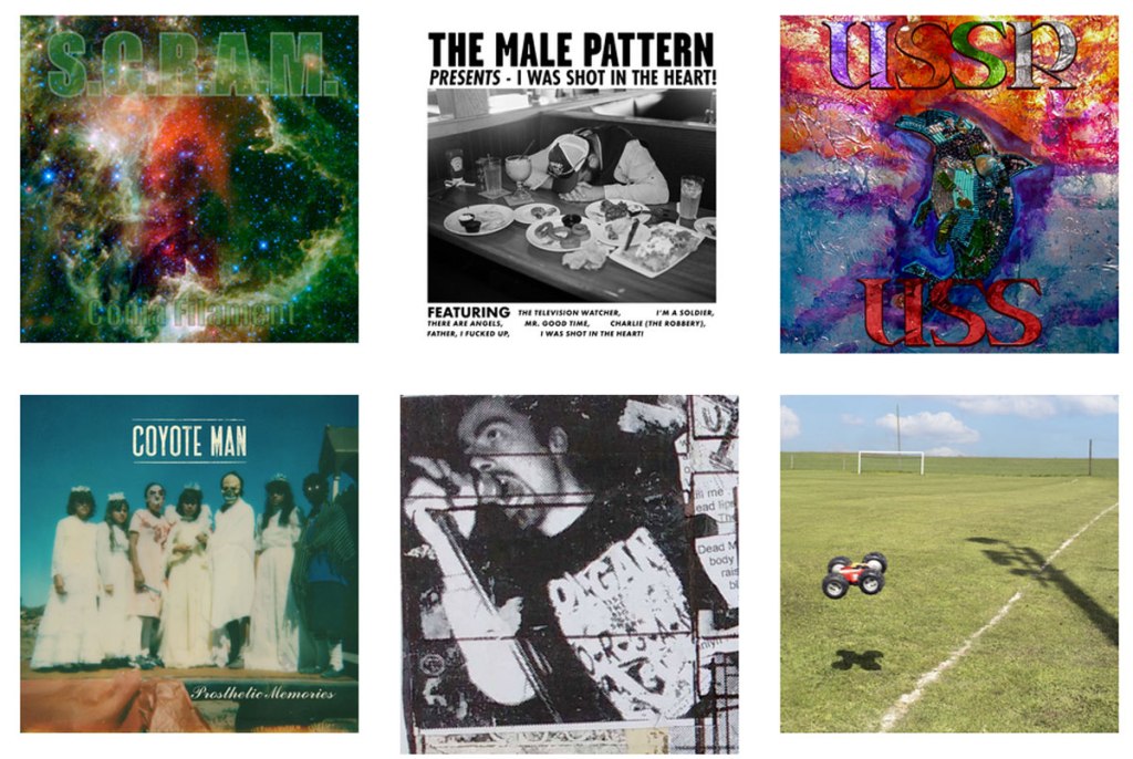 Albums albums albums: The beauty of life, the beauty of The Male Pattern, the (mostly) instrumental metal of Coyote Man, Unstoppable Sweeties Show, S.C.R.A.M, 30,000 Monkies&nbsp;and…